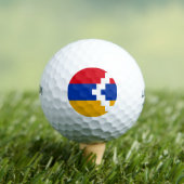 Nagorno Karabakh Flag Golfball (Insitu T-Shirt)