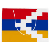 Nagorno Karabakh Flag Große Geschenktüte (Rückseite)