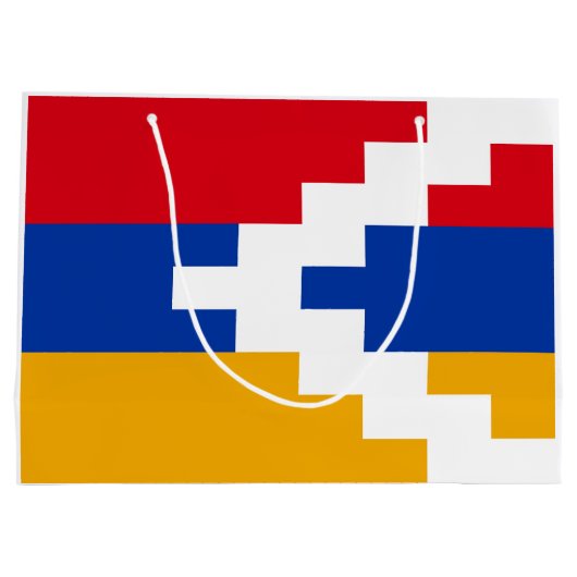 Nagorno Karabakh Flag Große Geschenktüte (Rückseite)