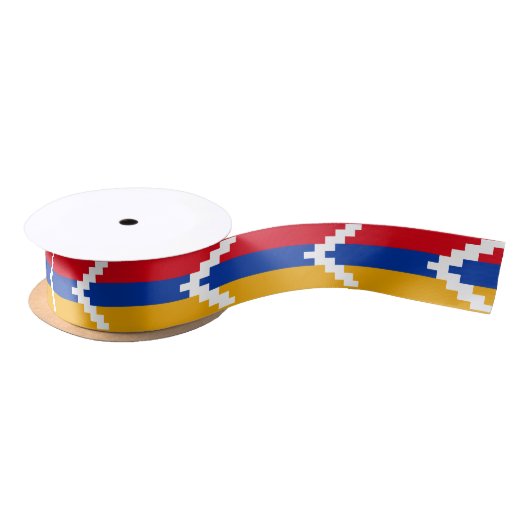 Nagorno Karabakh Flag Satinband (Spule)