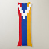 Nagorno Karabakh Flag Seitenschläferkissen (Vorderseite Vertikal)