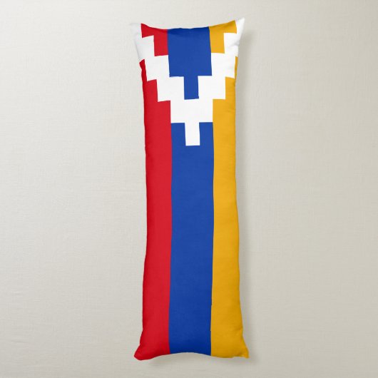 Nagorno Karabakh Flag Seitenschläferkissen (Rückseite (Vertikal))