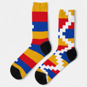 Nagorno Karabakh Flag Socken (Linkes Detail)