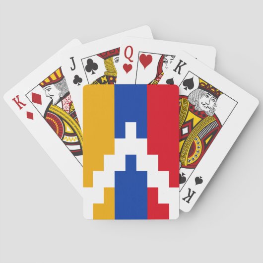 Nagorno Karabakh Flag Spielkarten (Rückseite)