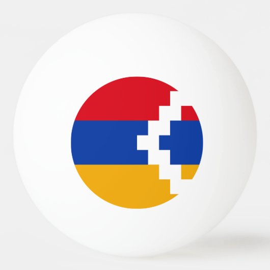 Nagorno Karabakh Flag Tischtennisball (Vorderseite)