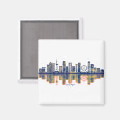 Nagoya Skyline Magnet (Vorderseite/Rückseite)