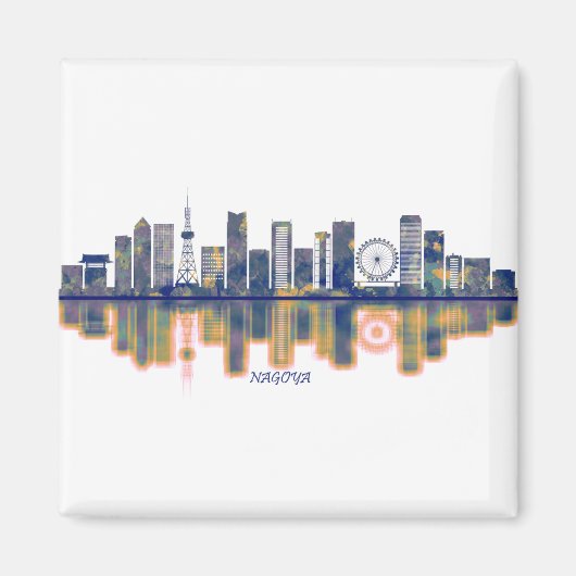 Nagoya Skyline Magnet (Vorne)