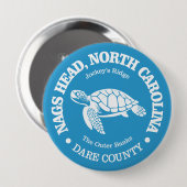 Nags Head (Meeresschildkröte) Button (Vorne & Hinten)