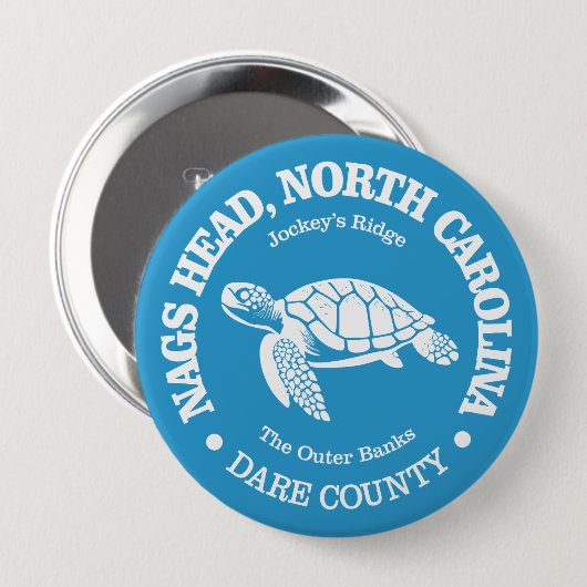 Nags Head (Meeresschildkröte) Button (Vorne & Hinten)