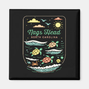 Nags Head Nc Hübscher Strandurlaub Meeresschildkrö Magnet