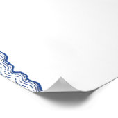 Nags Head NC Karte Elegant Wedding Guest Book Post Poster (Ecke)