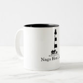 Nags-Kopf Zweifarbige Tasse (Vorderseite Links)