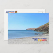 Nagsasa Cove, Zambales Philippinen Postkarte (Vorne/Hinten)