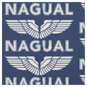 Nagual oder Nahual mit Adlerflügel Toltec Power. F Stoff (Nahaufnahme)