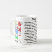 Nagy-Familien-ungarisches Wappen eine Tasse (Vorderseite Links)