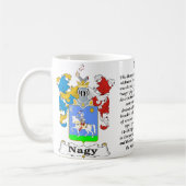 Nagy-Familien-ungarisches Wappen eine Tasse (Links)