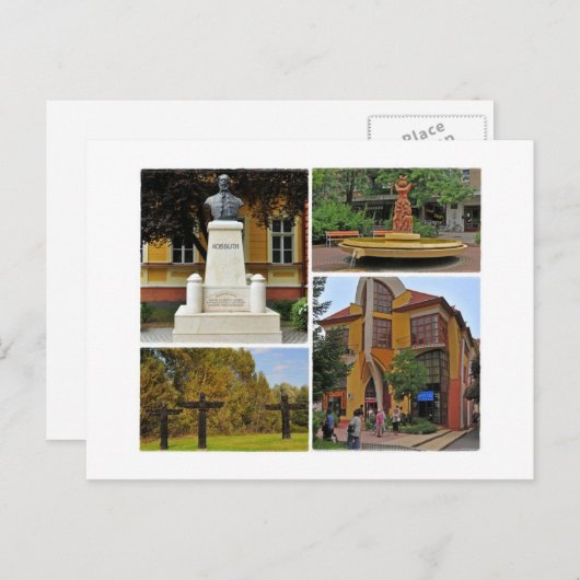 Nagyatad, Somogy, Postkarte (Vorne/Hinten)