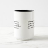 Nah alle Klammern Tasse (Zentrum)