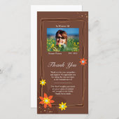 Nah am Herzen Dankeskarte (Vorne/Hinten)