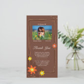 Nah am Herzen Dankeskarte (Stehend Vorderseite)