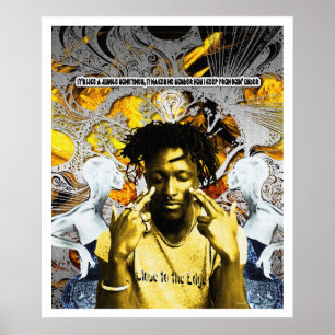 Nah an der Kante Poster