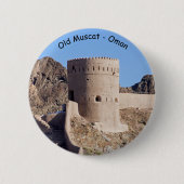Nah auf einem Uhrturm in der alten Muscat - Muscat Button (Vorderseite)
