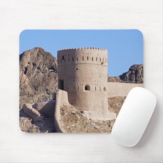 Nah auf einem Uhrturm in der alten Muscat - Muscat Mousepad (Mit Mouse)