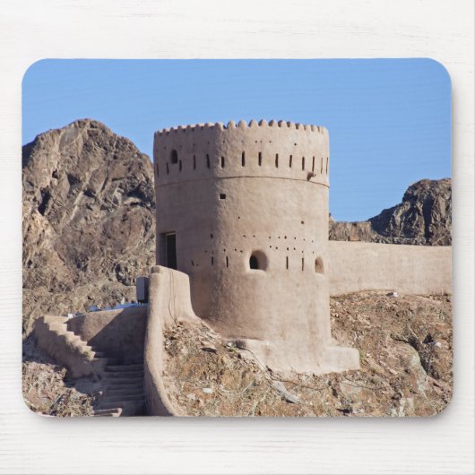 Nah auf einem Uhrturm in der alten Muscat - Muscat Mousepad (Vorne)