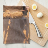 Nah auf lustigem Kamel in der Wüste Oman Wahiba Geschirrtuch (Viertel Falte)