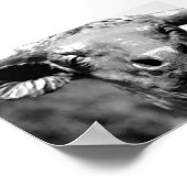 Nah aufrecht poster (Ecke)