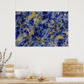 Nah aus einem Blue Sodalite Poster (Küche)