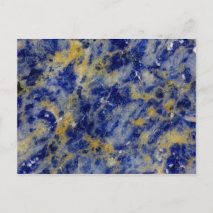 Nah aus einem Blue Sodalite Postkarte