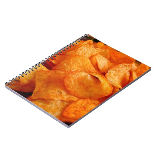 Nah aus saftig, knusprig, Pommes frites auf schwar Notizblock (Linke Seite)