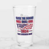 Nah den Bohrbohrer Trump 2024 Glas (Rückseite)