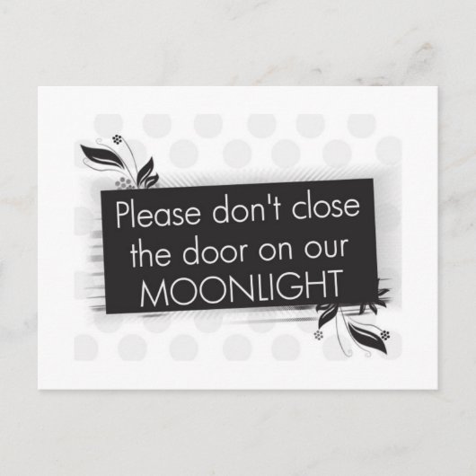 Nah die Tür nicht! Postkarte (Vorderseite)