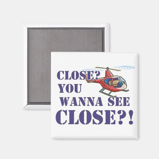 Nah? Du willst Nah sehen?! Magnet (Vorderseite/Rückseite)