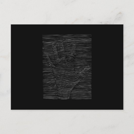 Nah ein Auge Postkarte (Vorderseite)