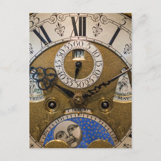 Nah eine alte Uhr, Deutschland Postkarte (Vorderseite)