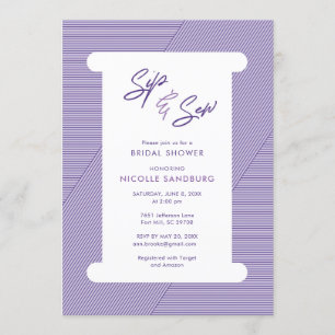 Näh-Einladung Einladung