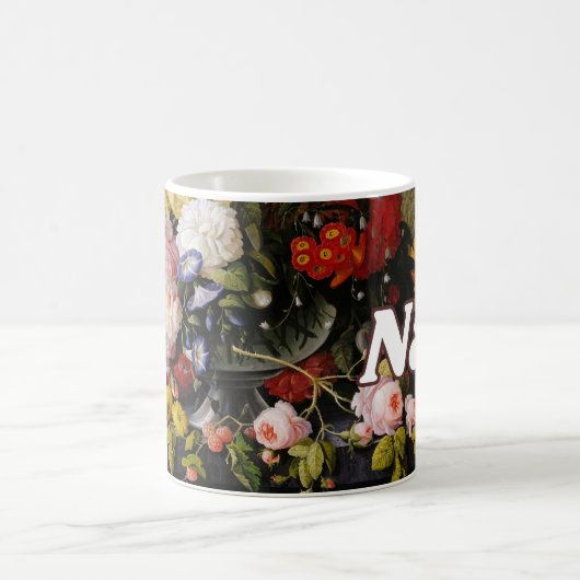 Nah. -Floral Kaffeetasse (Mittel)