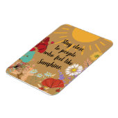 Nah für Menschen bleibe, die sich wie Sunshine füh Magnet (Linke Seite)