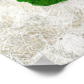 Nah genug Poster Mauer - Abstrakte Kunst (Ecke)