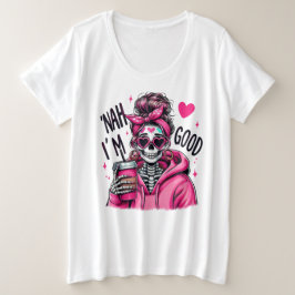 Nah Große Größe T-Shirt