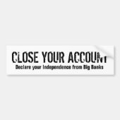 Nah Ihr Konto Autoaufkleber (Vorne)