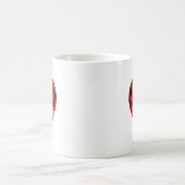 Nah Im Good Heart Red Plaid Funny Adult Anti Vale Kaffeetasse (Mittel)