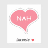 NAH Liebe Heart Vinyl Sticker (Blatt)