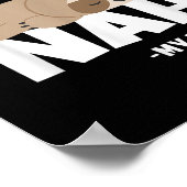 Nah My Bauchspeicheldrüse Funny Sloth Diabetes Bew Poster (Ecke)