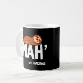 Nah My Bauchspeicheldrüse Niedlicher Schläger Typ  Kaffeetasse (Vorderseite Links)