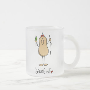 Näh-Nuss T-Shirts und Geschenke Mattglastasse
