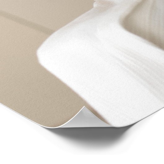 nah-oben-Ansicht eines Babys (6-12 Monate) Poster (Ecke)